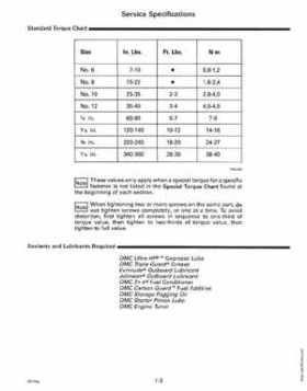 1994 Johnson/Evinrude "ER" 9.9 thru 30 outboards Service Repair Manual P/N 500607, Page 9