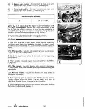 1994 Johnson/Evinrude "ER" 9.9 thru 30 outboards Service Repair Manual P/N 500607, Page 47