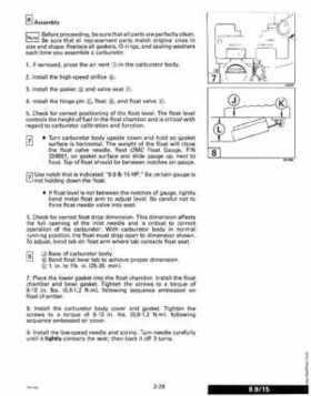 1994 Johnson/Evinrude "ER" 9.9 thru 30 outboards Service Repair Manual P/N 500607, Page 88