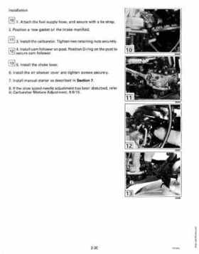 1994 Johnson/Evinrude "ER" 9.9 thru 30 outboards Service Repair Manual P/N 500607, Page 89