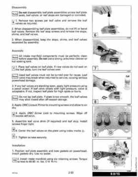1994 Johnson/Evinrude "ER" 9.9 thru 30 outboards Service Repair Manual P/N 500607, Page 92