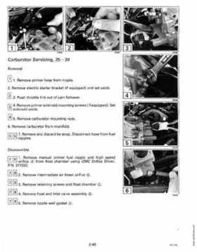 1994 Johnson/Evinrude "ER" 9.9 thru 30 outboards Service Repair Manual P/N 500607, Page 99