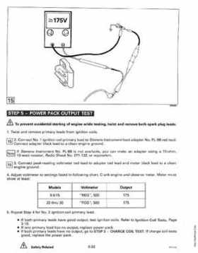 1994 Johnson/Evinrude "ER" 9.9 thru 30 outboards Service Repair Manual P/N 500607, Page 140