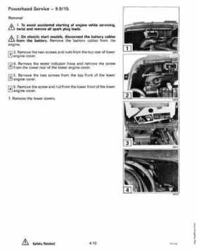 1994 Johnson/Evinrude "ER" 9.9 thru 30 outboards Service Repair Manual P/N 500607, Page 151