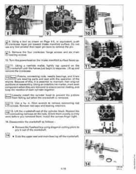 1994 Johnson/Evinrude "ER" 9.9 thru 30 outboards Service Repair Manual P/N 500607, Page 155
