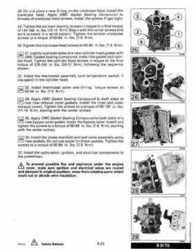 1994 Johnson/Evinrude "ER" 9.9 thru 30 outboards Service Repair Manual P/N 500607, Page 164