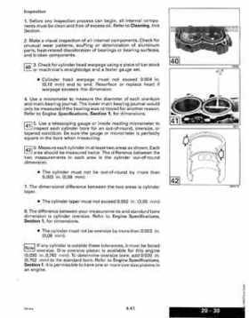 1994 Johnson/Evinrude "ER" 9.9 thru 30 outboards Service Repair Manual P/N 500607, Page 182