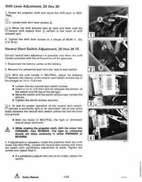 1994 Johnson/Evinrude "ER" 9.9 thru 30 outboards Service Repair Manual P/N 500607, Page 193
