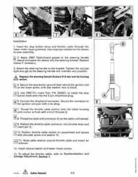 1994 Johnson/Evinrude "ER" 9.9 thru 30 outboards Service Repair Manual P/N 500607, Page 209