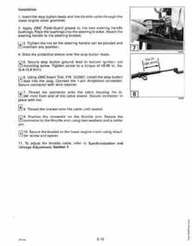 1994 Johnson/Evinrude "ER" 9.9 thru 30 outboards Service Repair Manual P/N 500607, Page 215