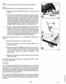 1994 Johnson/Evinrude "ER" 9.9 thru 30 outboards Service Repair Manual P/N 500607, Page 260