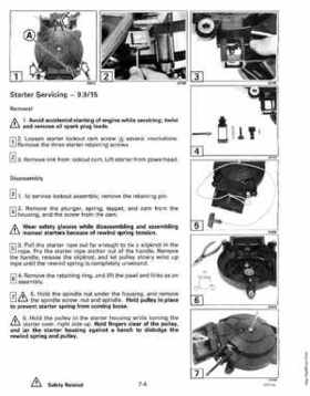 1994 Johnson/Evinrude "ER" 9.9 thru 30 outboards Service Repair Manual P/N 500607, Page 278