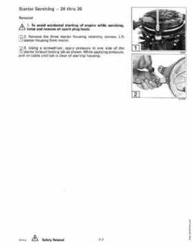 1994 Johnson/Evinrude "ER" 9.9 thru 30 outboards Service Repair Manual P/N 500607, Page 281