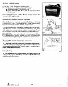 1994 Johnson/Evinrude "ER" 9.9 thru 30 outboards Service Repair Manual P/N 500607, Page 289