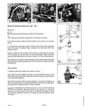 1994 Johnson/Evinrude "ER" 9.9 thru 30 outboards Service Repair Manual P/N 500607, Page 306