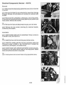 1994 Johnson/Evinrude "ER" 9.9 thru 30 outboards Service Repair Manual P/N 500607, Page 315