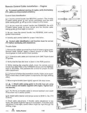 1994 Johnson Evinrude "ER" 90 LV 120 thru 140, 185 thru 225, 250, 300 Service Repair Manual P/N 500612, Page 69
