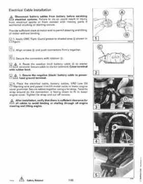 1994 Johnson Evinrude "ER" 90 LV 120 thru 140, 185 thru 225, 250, 300 Service Repair Manual P/N 500612, Page 71