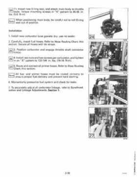 1994 Johnson Evinrude "ER" 90 LV 120 thru 140, 185 thru 225, 250, 300 Service Repair Manual P/N 500612, Page 105