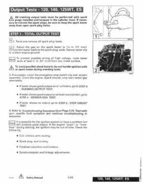 1994 Johnson Evinrude "ER" 90 LV 120 thru 140, 185 thru 225, 250, 300 Service Repair Manual P/N 500612, Page 148