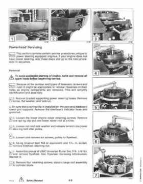 1994 Johnson Evinrude "ER" 90 LV 120 thru 140, 185 thru 225, 250, 300 Service Repair Manual P/N 500612, Page 199