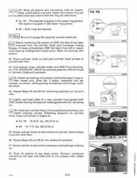 1994 Johnson Evinrude "ER" 90 LV 120 thru 140, 185 thru 225, 250, 300 Service Repair Manual P/N 500612, Page 211