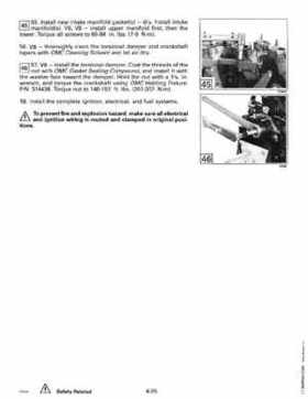 1994 Johnson Evinrude "ER" 90 LV 120 thru 140, 185 thru 225, 250, 300 Service Repair Manual P/N 500612, Page 215