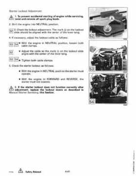 1994 Johnson Evinrude "ER" 90 LV 120 thru 140, 185 thru 225, 250, 300 Service Repair Manual P/N 500612, Page 231