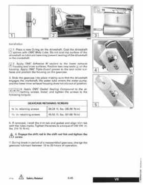 1994 Johnson Evinrude "ER" 90 LV 120 thru 140, 185 thru 225, 250, 300 Service Repair Manual P/N 500612, Page 313