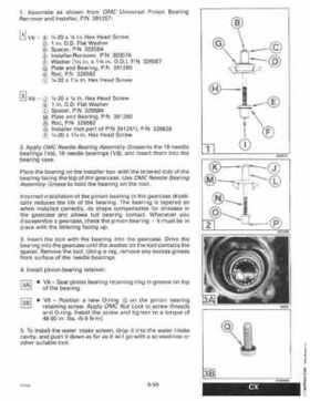 1994 Johnson Evinrude "ER" 90 LV 120 thru 140, 185 thru 225, 250, 300 Service Repair Manual P/N 500612, Page 327