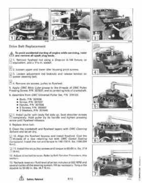 1994 Johnson Evinrude "ER" 90 LV 120 thru 140, 185 thru 225, 250, 300 Service Repair Manual P/N 500612, Page 381