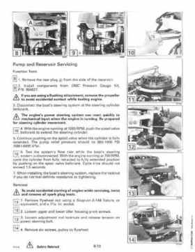 1994 Johnson Evinrude "ER" 90 LV 120 thru 140, 185 thru 225, 250, 300 Service Repair Manual P/N 500612, Page 382