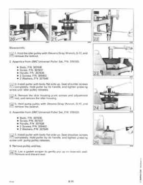1994 Johnson Evinrude "ER" 90 LV 120 thru 140, 185 thru 225, 250, 300 Service Repair Manual P/N 500612, Page 384