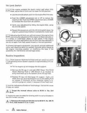 1994 Johnson Evinrude "ER" 90 LV 120 thru 140, 185 thru 225, 250, 300 Service Repair Manual P/N 500612, Page 408