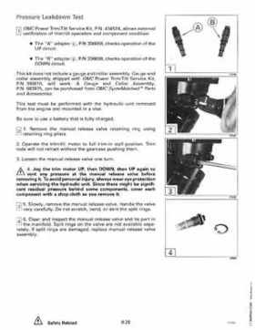 1994 Johnson Evinrude "ER" 90 LV 120 thru 140, 185 thru 225, 250, 300 Service Repair Manual P/N 500612, Page 431