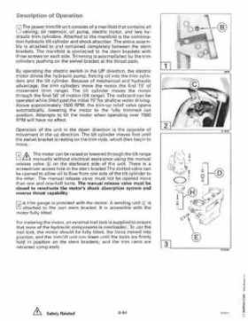 1994 Johnson Evinrude "ER" 90 LV 120 thru 140, 185 thru 225, 250, 300 Service Repair Manual P/N 500612, Page 447