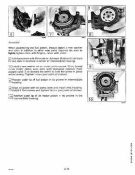 1994 Johnson/Evinrude "ER" CV 85 thru 115 outboards Service Repair Manual P/N 500610, Page 69