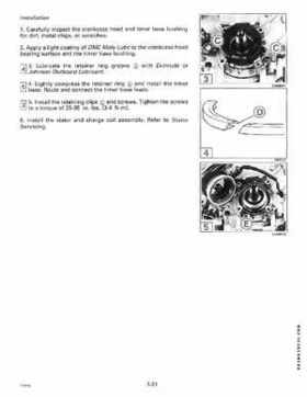 1994 Johnson/Evinrude "ER" CV 85 thru 115 outboards Service Repair Manual P/N 500610, Page 109