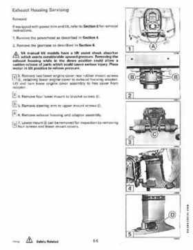 1994 Johnson/Evinrude "ER" CV 85 thru 115 outboards Service Repair Manual P/N 500610, Page 168