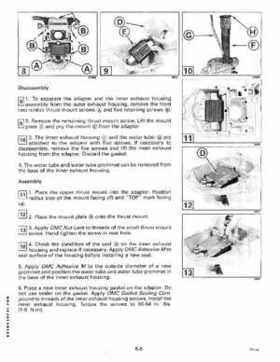 1994 Johnson/Evinrude "ER" CV 85 thru 115 outboards Service Repair Manual P/N 500610, Page 169
