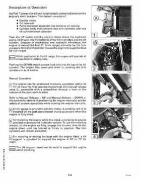 1994 Johnson/Evinrude "ER" CV 85 thru 115 outboards Service Repair Manual P/N 500610, Page 262