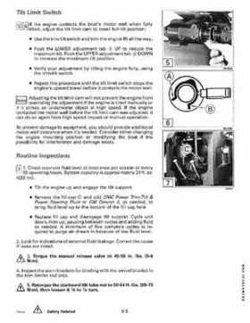 1994 Johnson/Evinrude "ER" CV 85 thru 115 outboards Service Repair Manual P/N 500610, Page 263