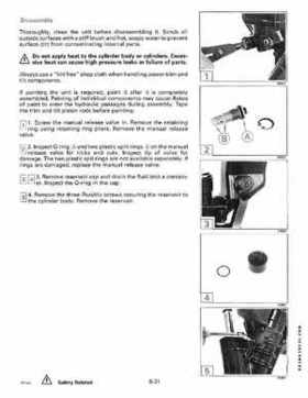 1994 Johnson/Evinrude "ER" CV 85 thru 115 outboards Service Repair Manual P/N 500610, Page 289