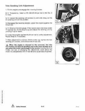 1994 Johnson/Evinrude "ER" CV 85 thru 115 outboards Service Repair Manual P/N 500610, Page 298