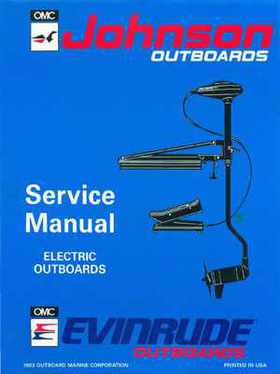 1994 Johnson/Evinrude Electric outboards Service Manual, Page 1