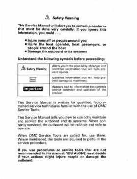 1994 Johnson/Evinrude Electric outboards Service Manual, Page 2