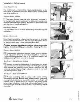 1994 Johnson/Evinrude Electric outboards Service Manual, Page 22