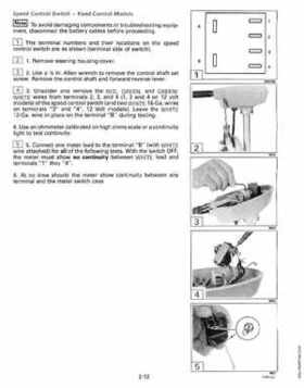 1994 Johnson/Evinrude Electric outboards Service Manual, Page 35