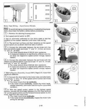 1994 Johnson/Evinrude Electric outboards Service Manual, Page 41