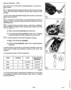 1994 Johnson/Evinrude Electric outboards Service Manual, Page 45